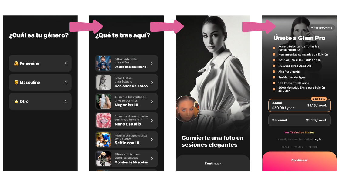 glam app