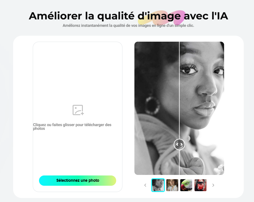 Pica AI : amélioration d'image et restauration de photo