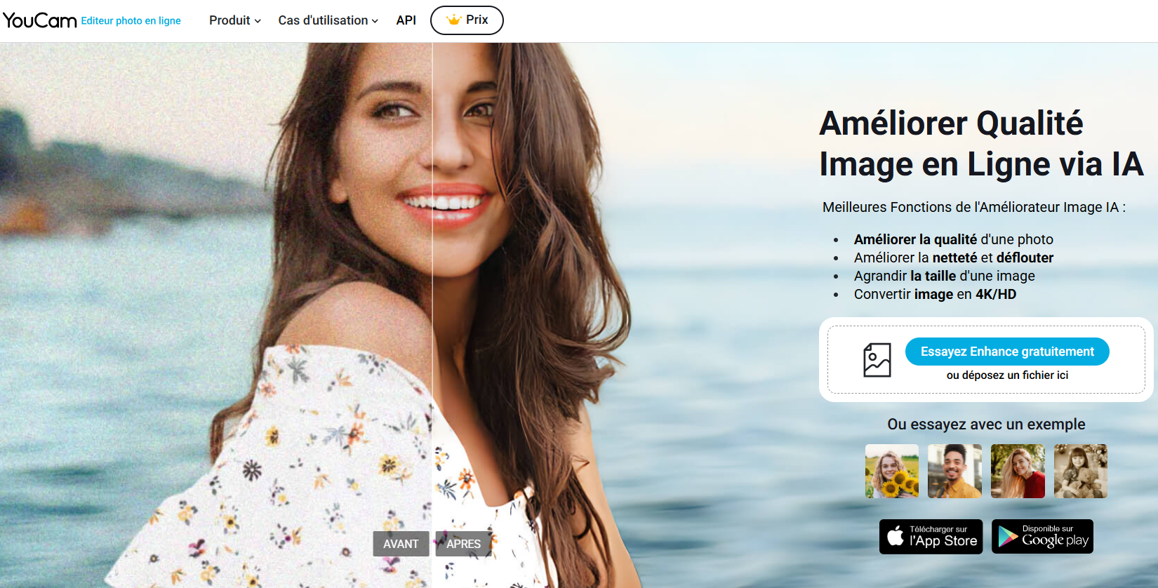 Meilleur améliorateur d'image en ligne IA
