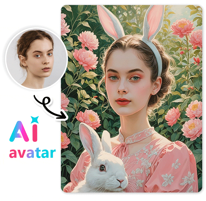 Transformer en lapin de paques : filtre lapin de Pâques