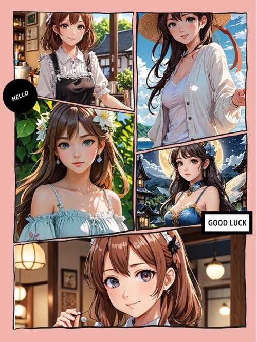 写真を漫画風に加工