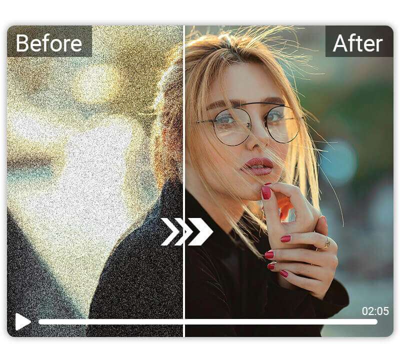 Remove Noise from Video with YouCam Video