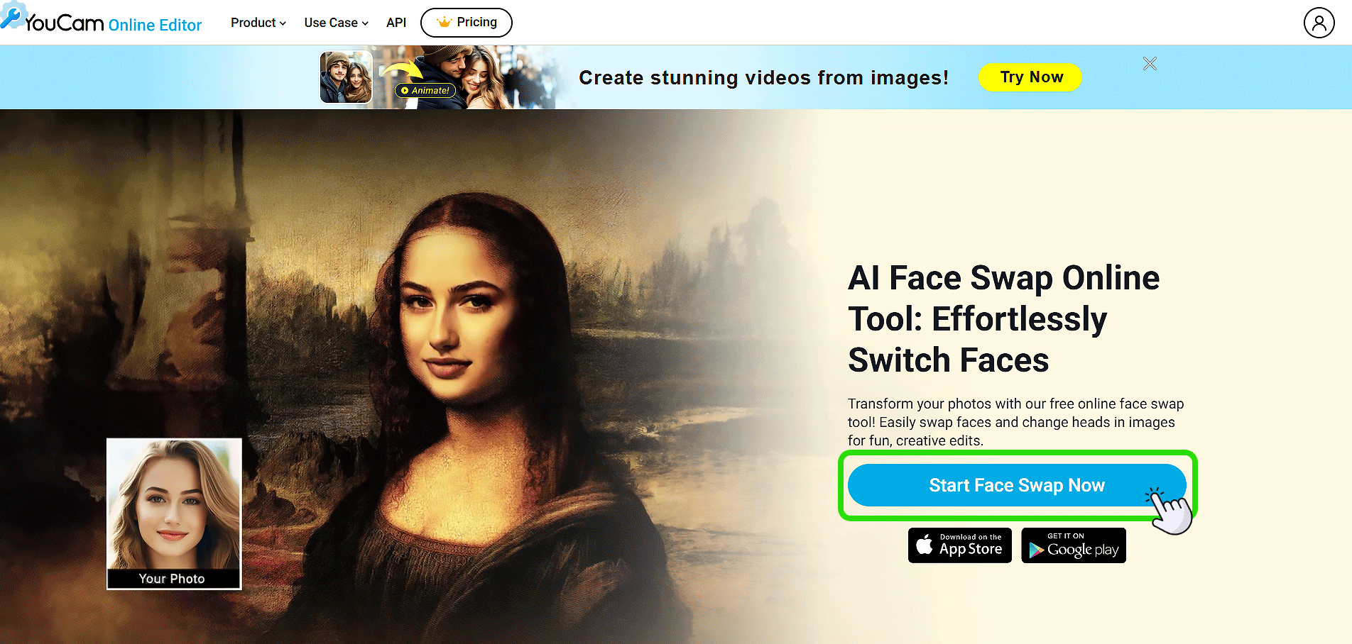 Gesichter auf Fotos austauschen: Online \u0026 kostenlos [Anleitung] | YouCam  Online Editor, image size:1904x908