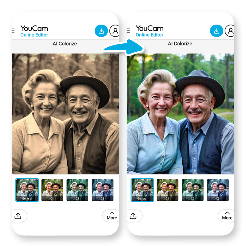 Colorize the Old Photo First