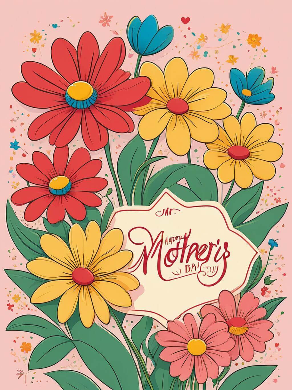 Immagini festa della mamma con AI