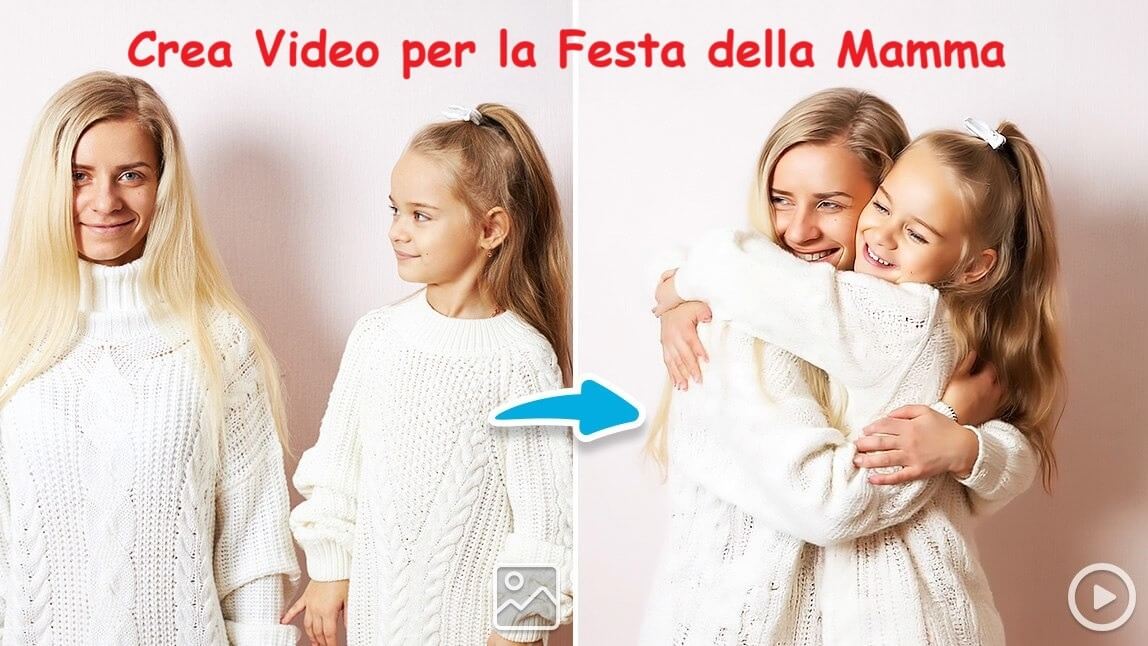 Make a Happy Mother's Day video with cute stickers, filters and AI effects