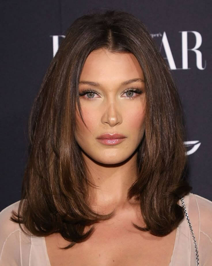 corte de pelo medio largo mujer