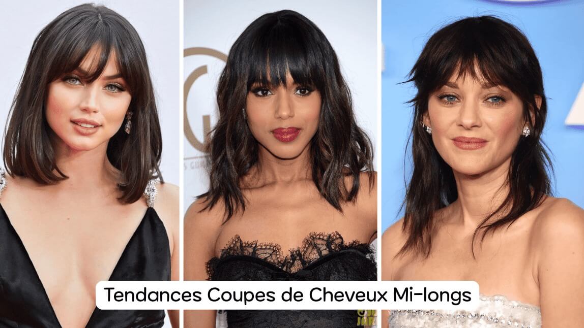 Tendances coiffure mi-longs en 2025 pour femmes