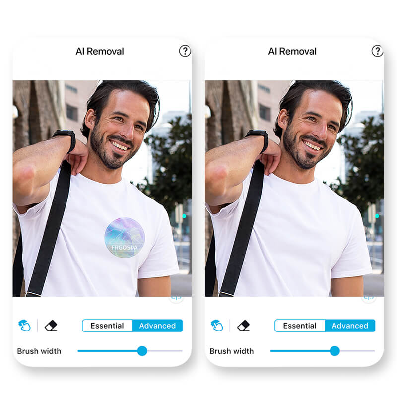 Effacer un logo sur une photo en ligne