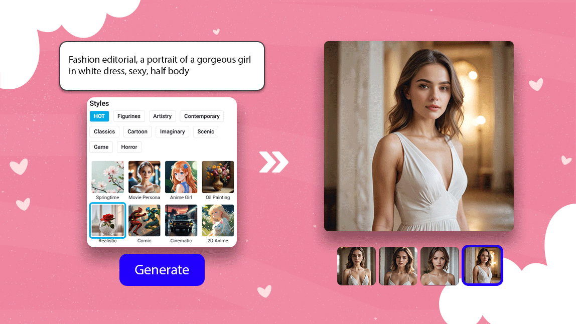 Générateur de AI Girl sexy