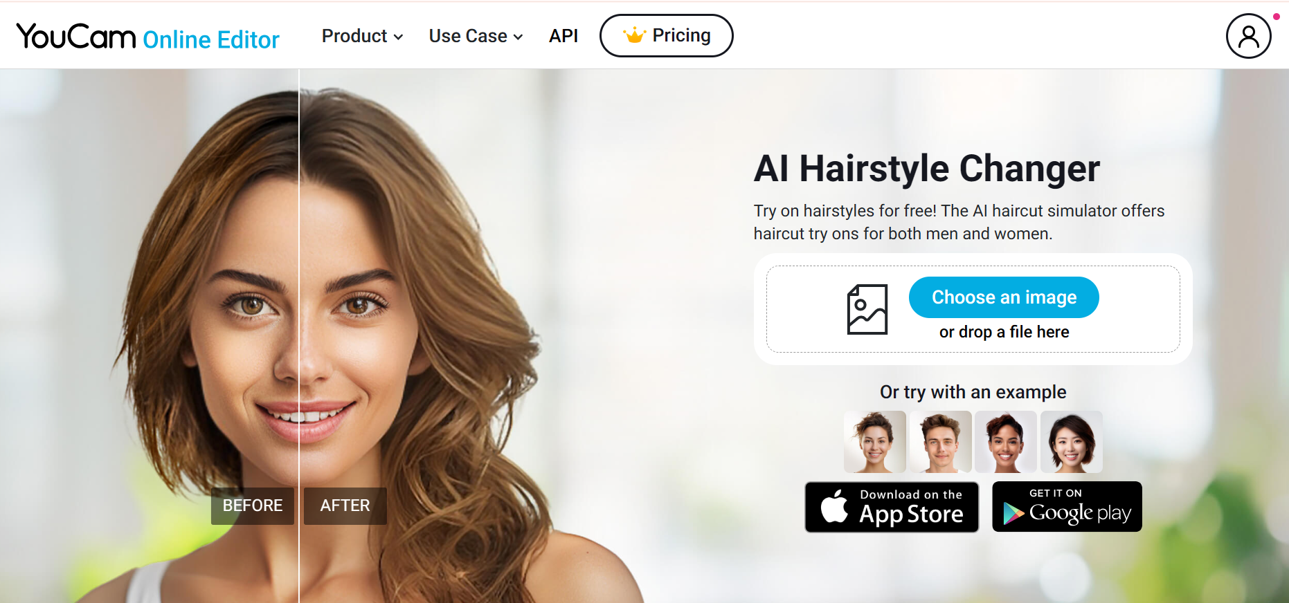 Kostenlose Filter für wellige Haare