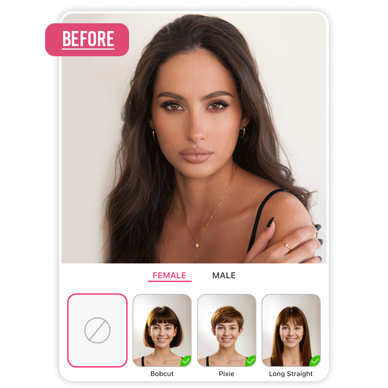 Essaye coiffure femme 40 ans tendance via IA