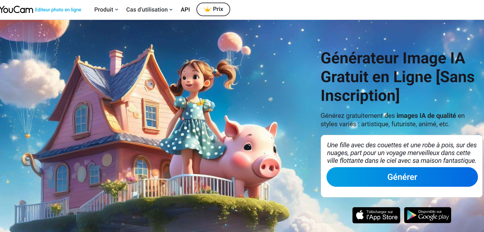 Générateur image IA en ligne