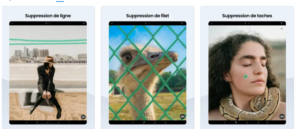 Enlever reflet sur photo