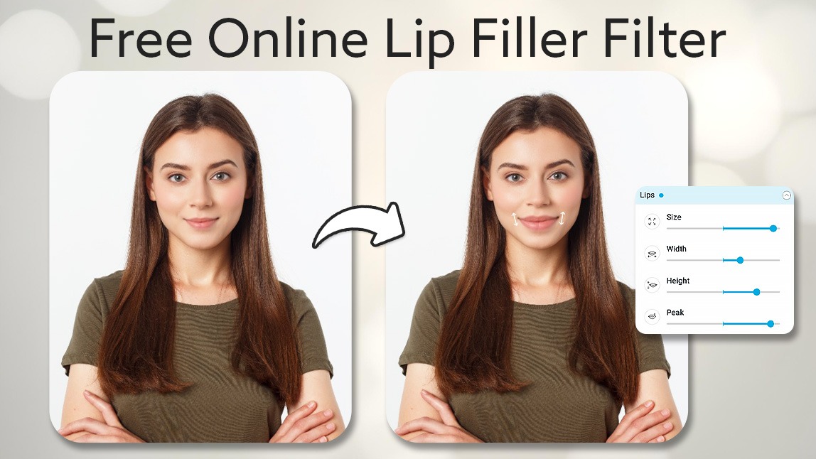 1ml Lip Filler Effect: Try the Viral TikTok Filter Online