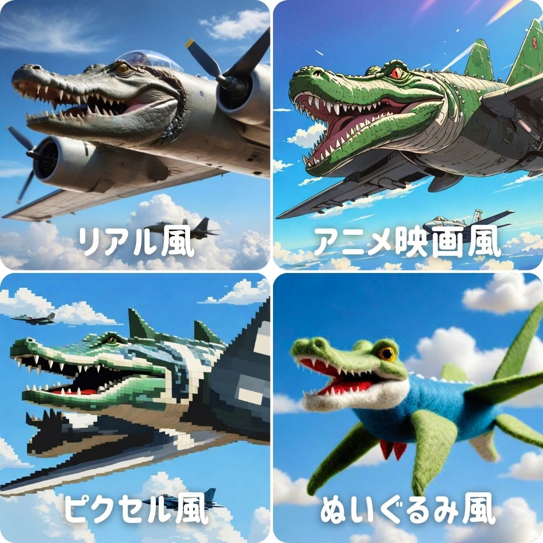 さまざまなスタイル