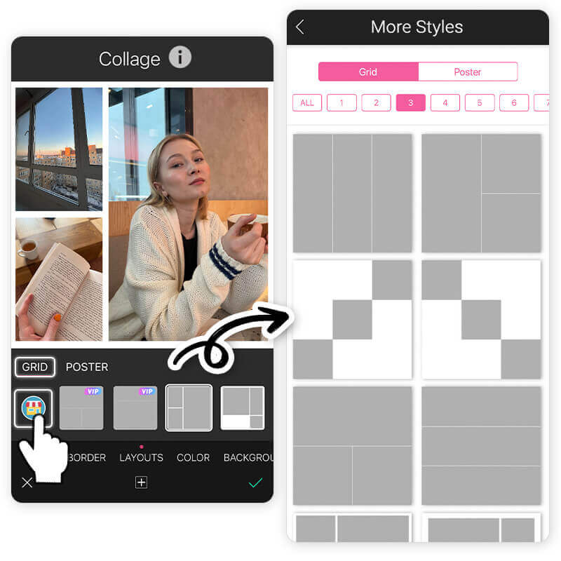 como hacer un collage de fotos en el celular