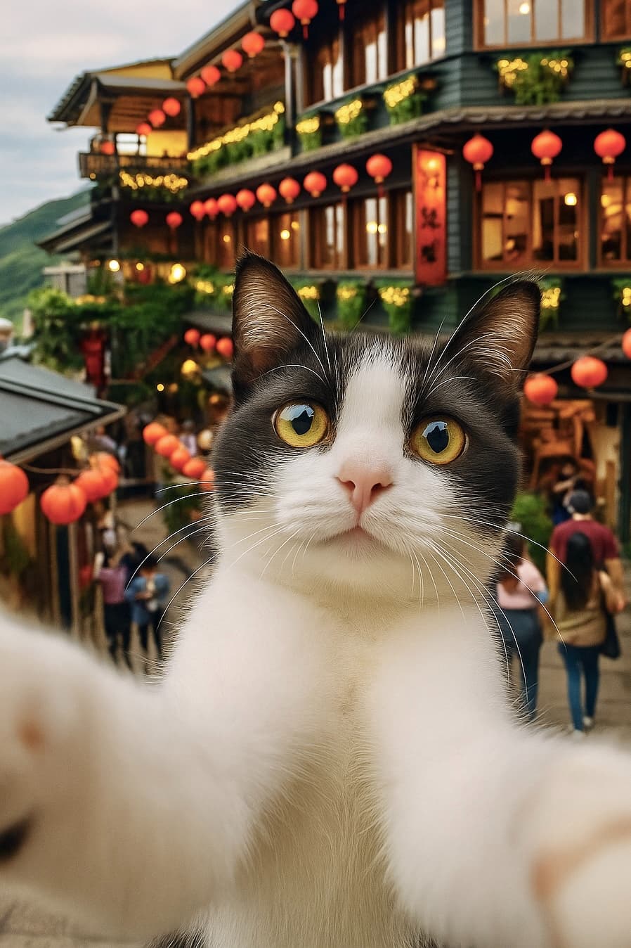 TikTokで話題の自撮り猫