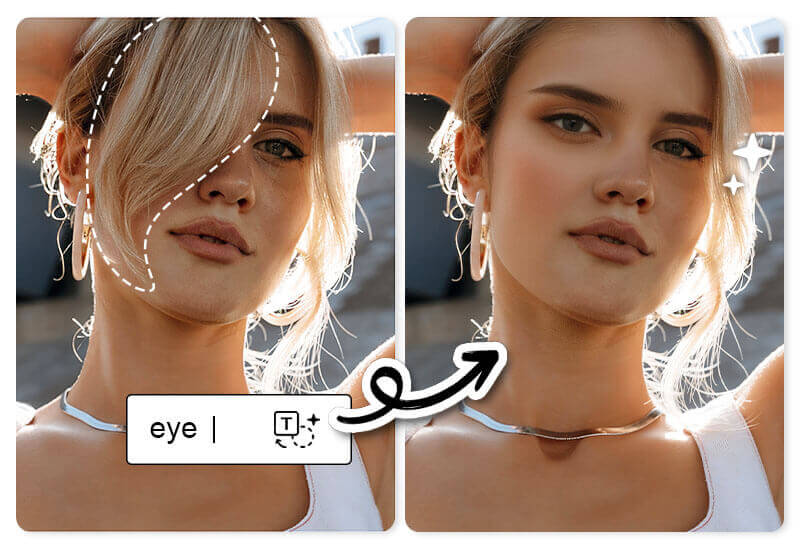 Exemplo de foto editada com sucesso, mostrando olhos abertos com o app YouCam Perfect