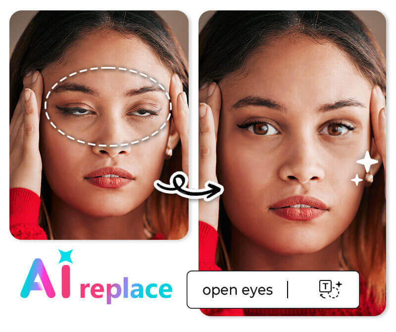 Como corrigir olhar desviado em foto para que os olhos olhem para a câmera usando app