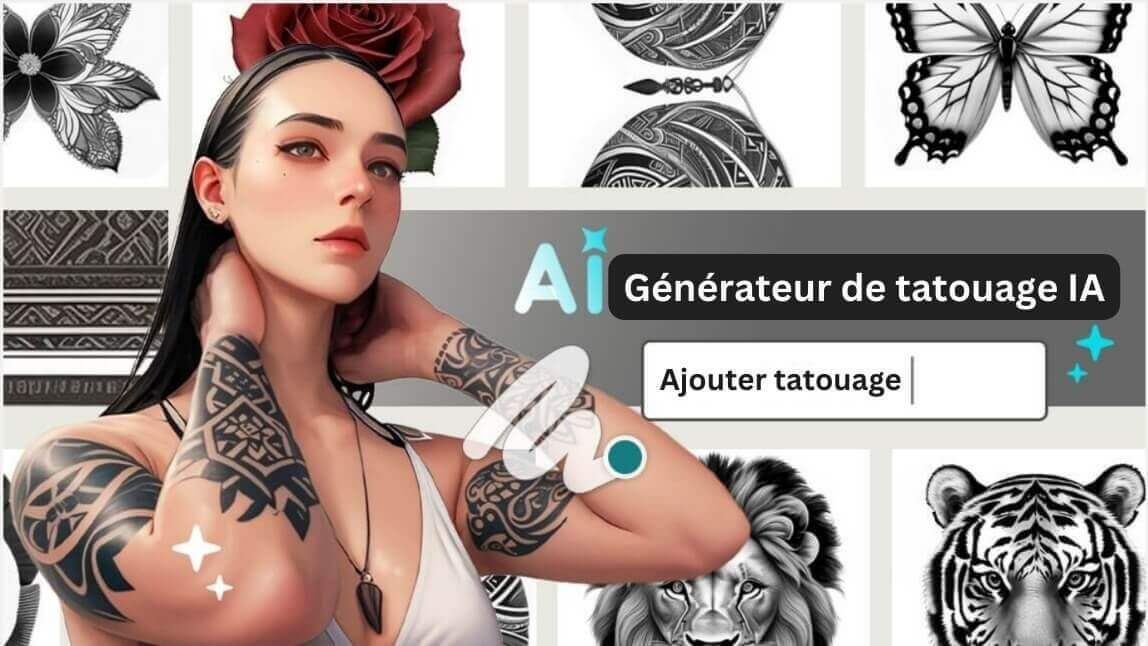 Générateur de tatouage gratuit IA : créez vos tatouages IA gratuits personnalisés