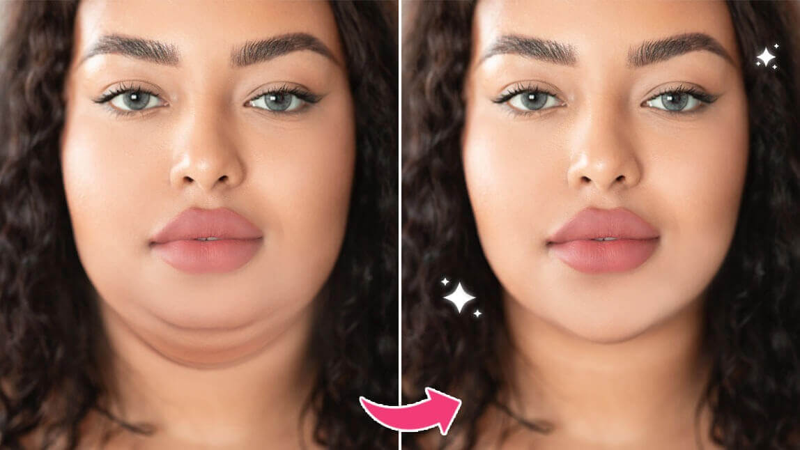 How to Remove Double Chin from Photos Online Free