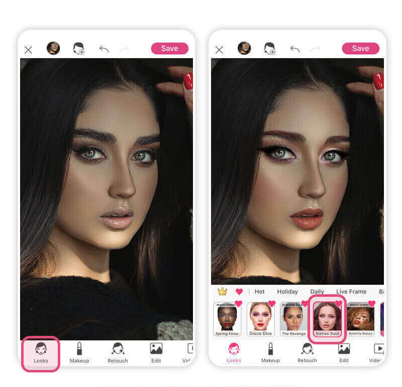 Comment créer un filtre maquillage avec l'application YouCam Makeup