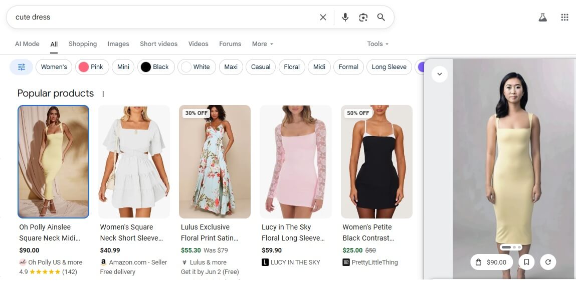 Essayez la nouvelle fonction « Try It On » de Google pour faire du shopping en ligne et essayer des vêtements virtuellement