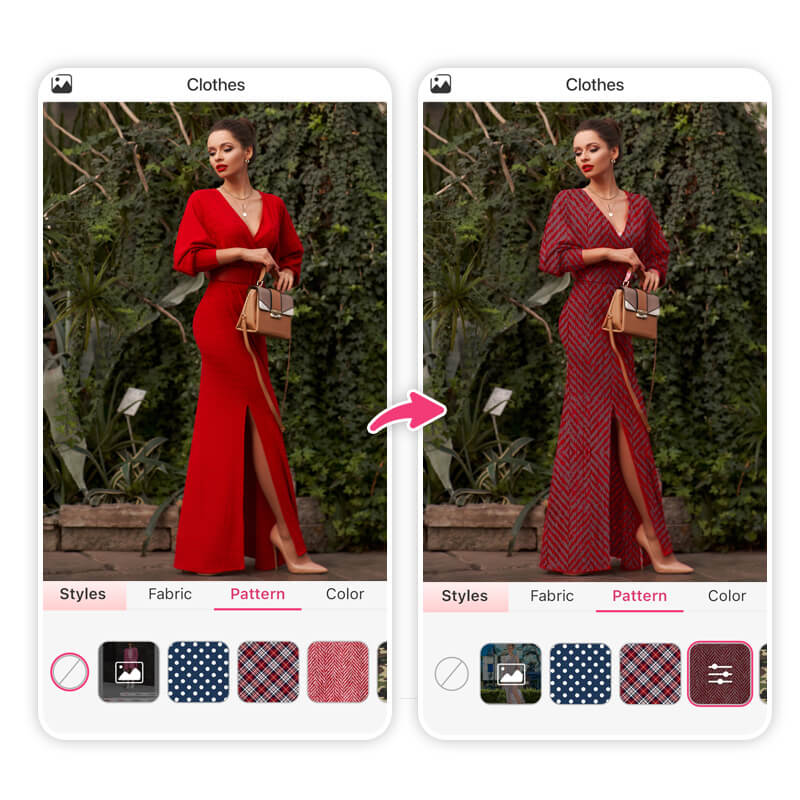 Essayez gratuitement la fonction d’essayage virtuel de vêtements avec YouCam Makeup.