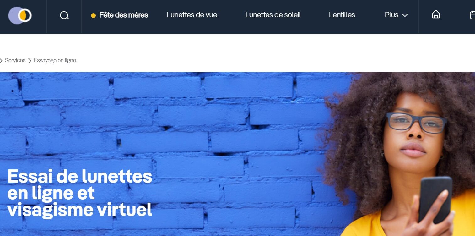 Optic 2000 : essayer des lunettes en ligne