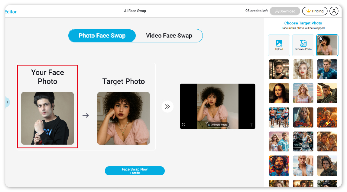 Upload photo to change your gender.