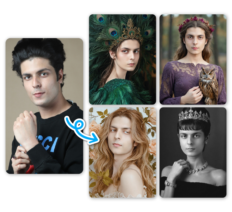 Opposite Gender Filter: Try Female AI Portraits