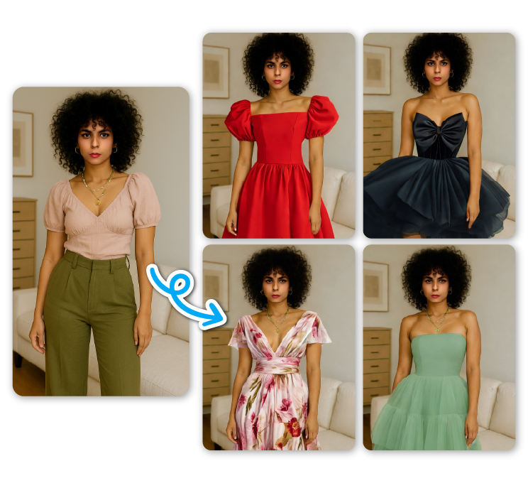 Opposite Gender Filter: Try Female Clothes