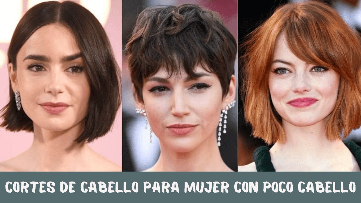 Cortes de cabello para mujer con poco cabello