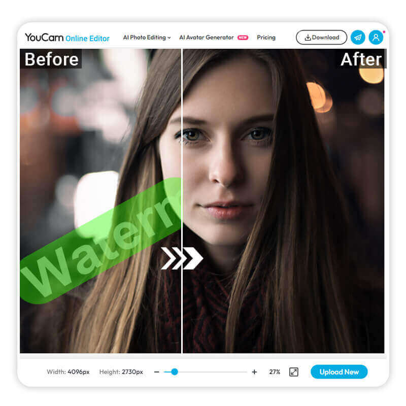 Watermark Remover: Rimuovi Filigrana Foto Online GRATIS
