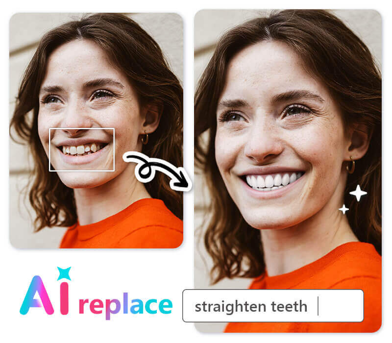 Try smile simulator in YouCam Perfect to see what you will look like with straight teeth