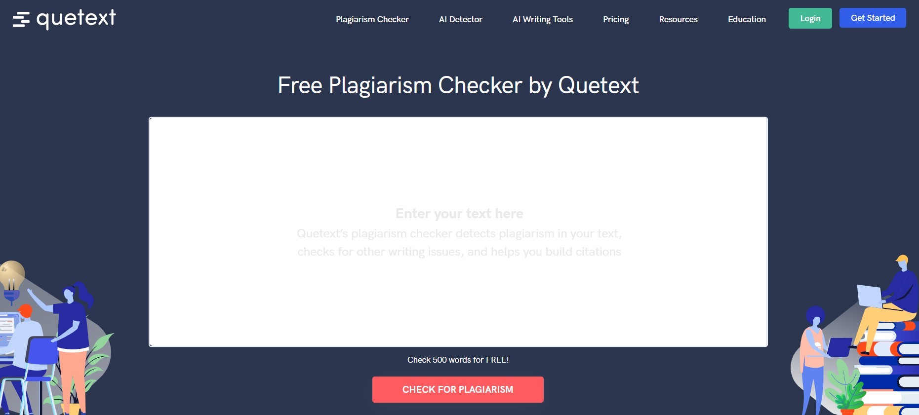 Quetext plagiarism checker