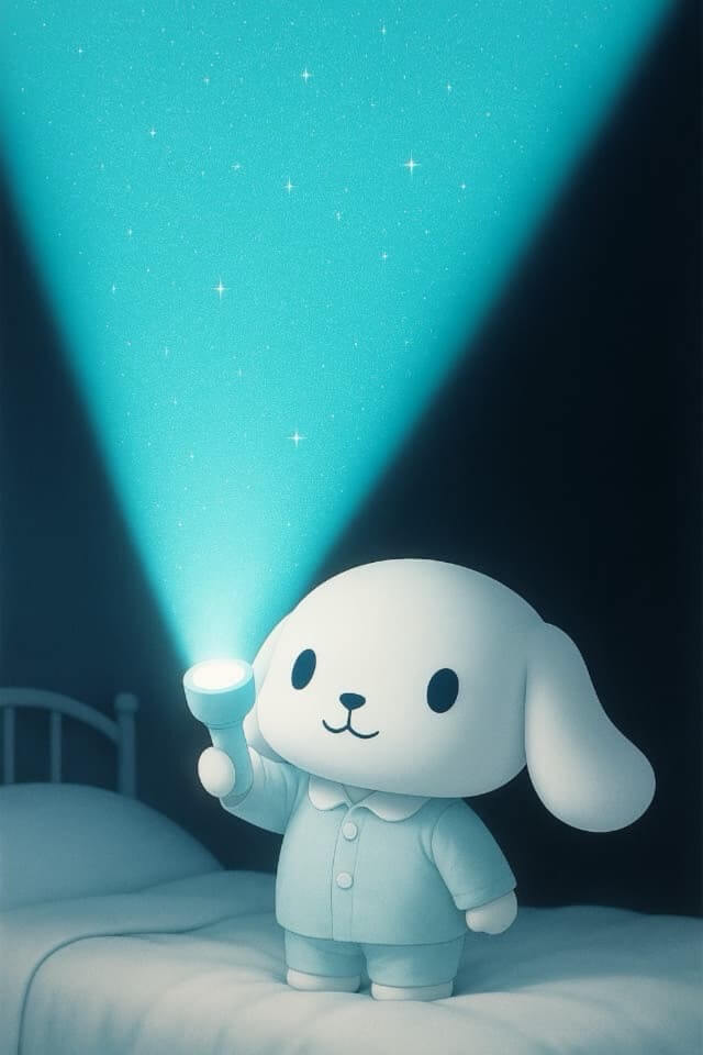 ChatGPT手電筒桌布範例