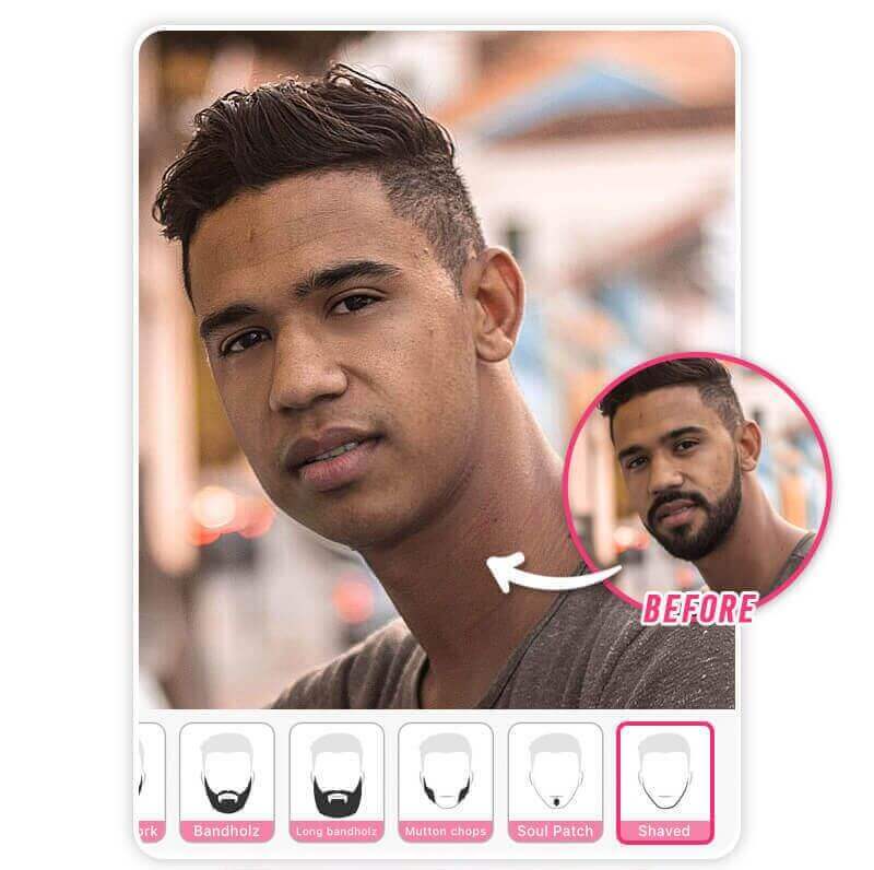 Meilleur appli barbe : simulateur de filtre barbe gratuit et réaliste en IA