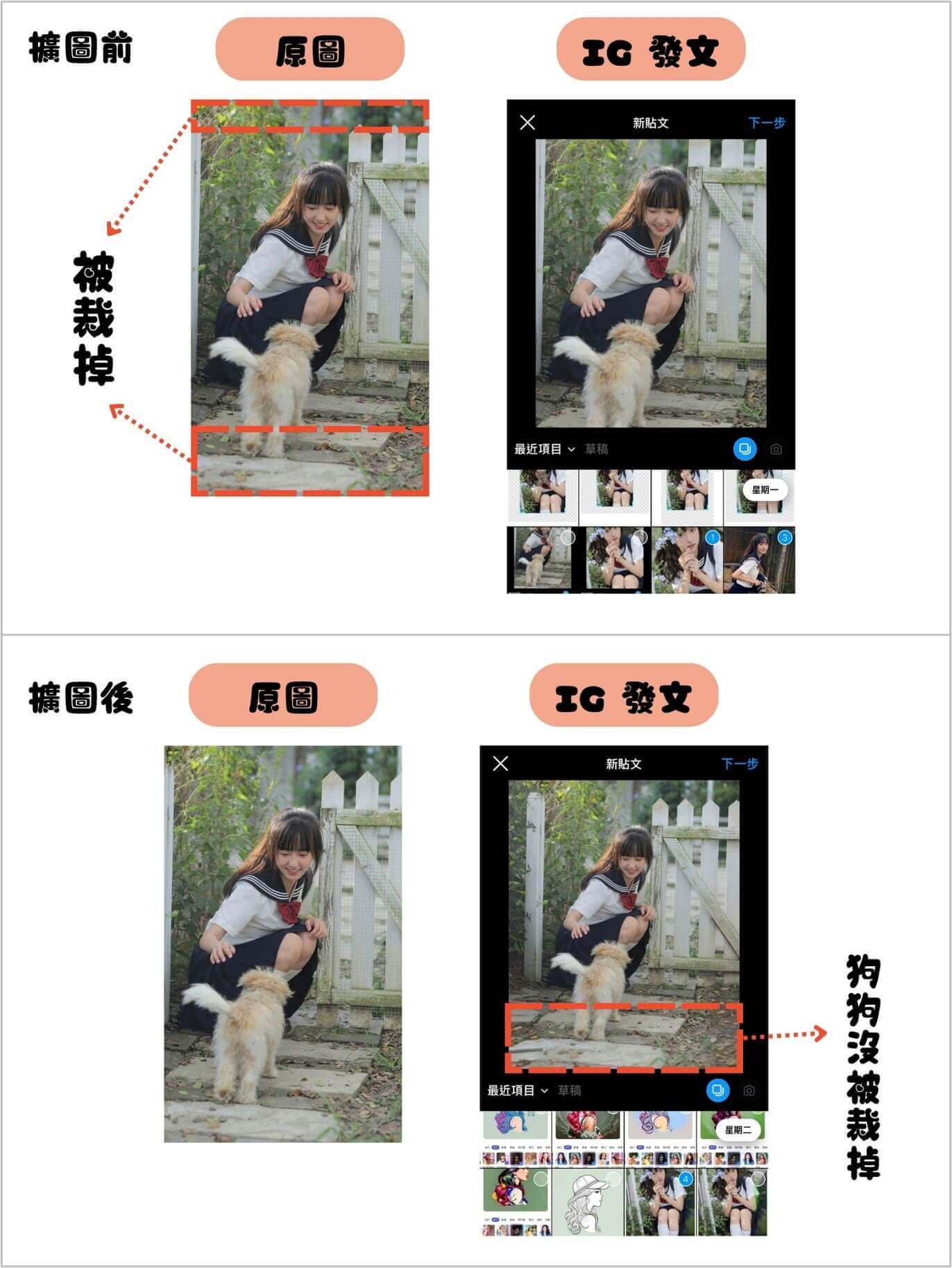 擴圖前後差異