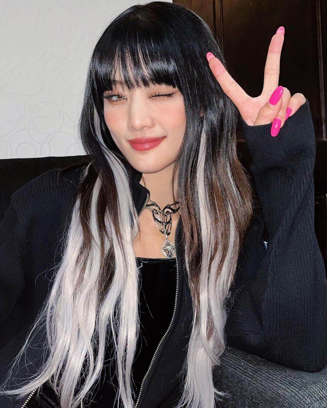 黑髮線條染