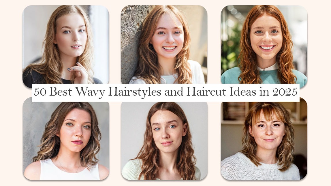 50 Trendsetting Wavy Hairstyles for 2025 [Virtual Try-On]