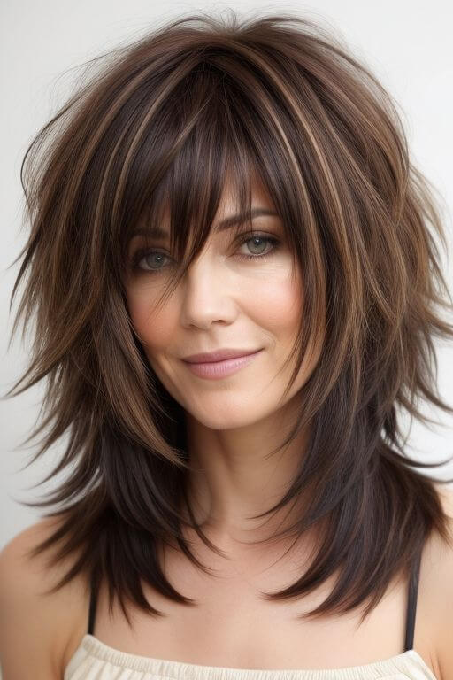 Taglio Capelli Donna Over 40: Shag