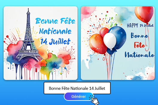 Images 14 juillet : générez image IA