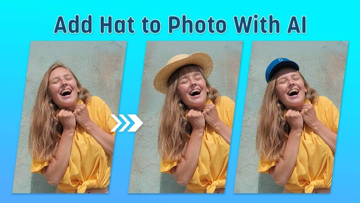 The AI even generated the shadow caused by the hat