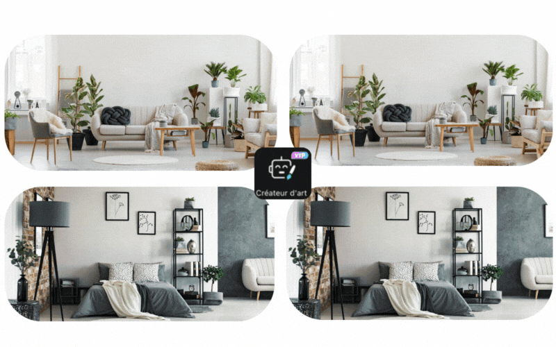 Application décoration d'intérieur IA
