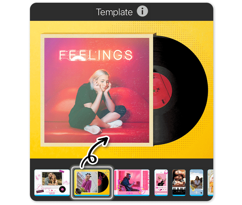 Easily Create Album Cover Template with Best Free Template Making App, YouCam Perfect
