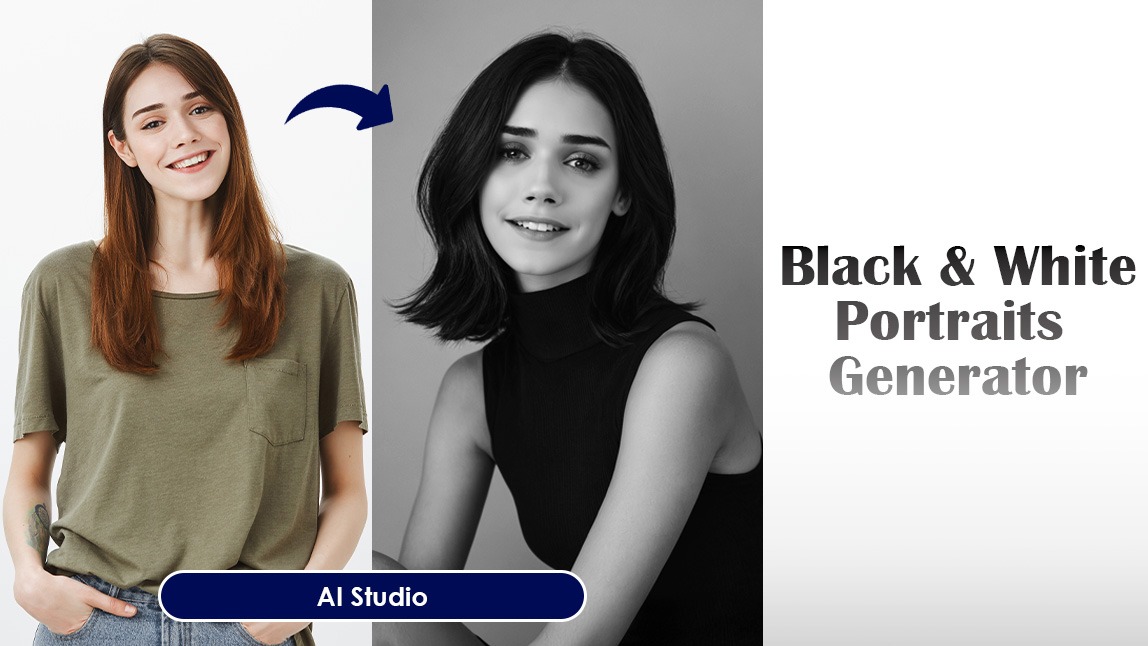 Easily create high-end black & white portraits with YouCam Enhance black & white portraits generator!