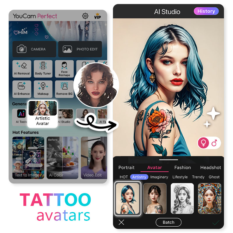 filtro de tatuajes