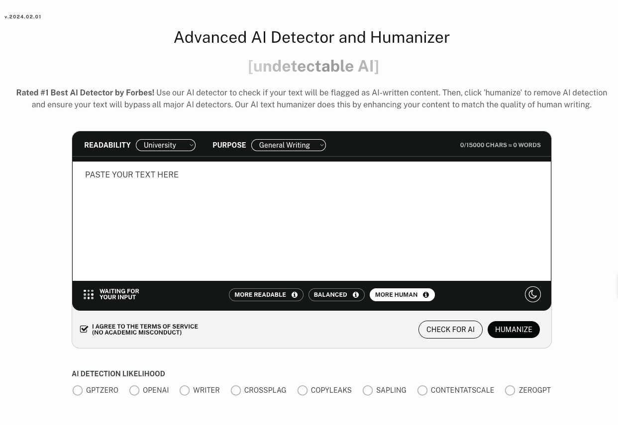 Undetectable.ai: Best AI humanizer to make AI text sound more natural